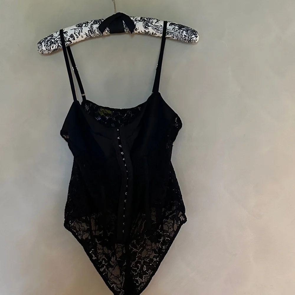 Free People Intimately Lace Night Rhythm Bodysuit